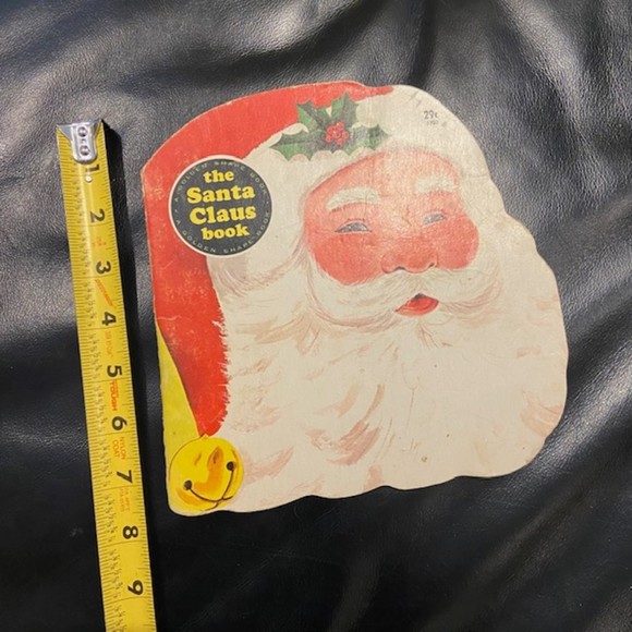 The SANTA CLAUS BOOK Childrens Book Vintage 1965 Softcover Golden Shape Book - Picture 8 of 9